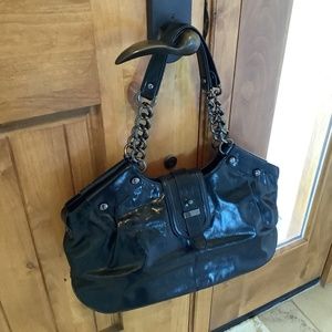 Kenneth Cole Black Leather Tote